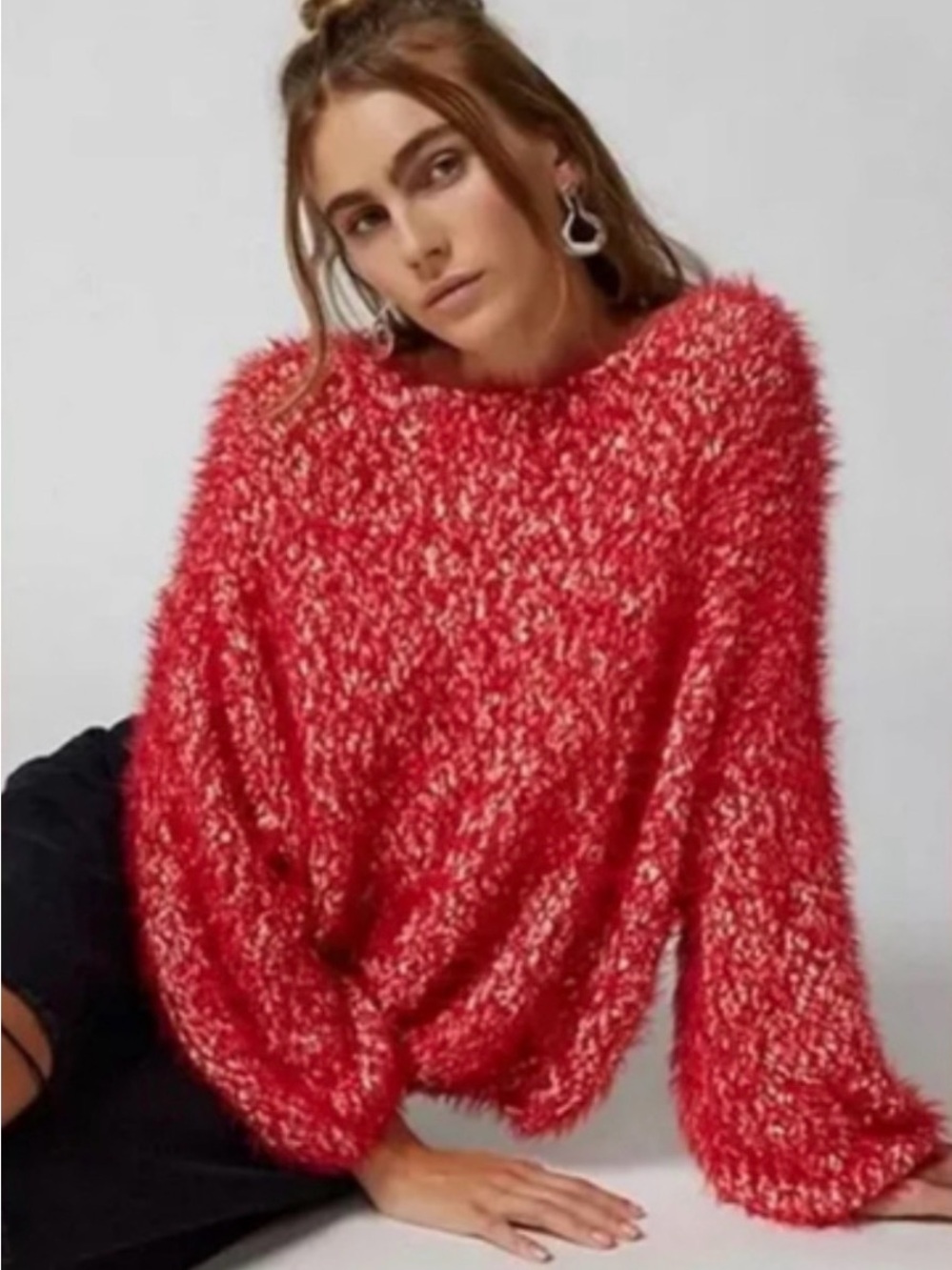Urban Outfitters Red/White Sweater